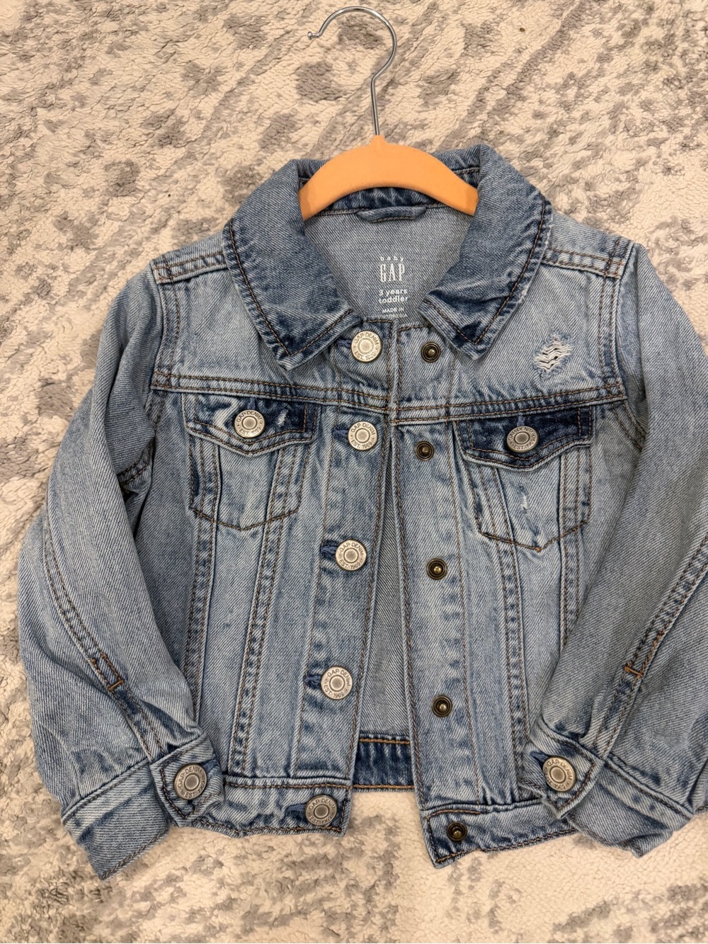 GAP Kids Light Wash Denim Jacket
